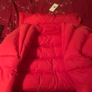 Designer Red Puffer Jacket